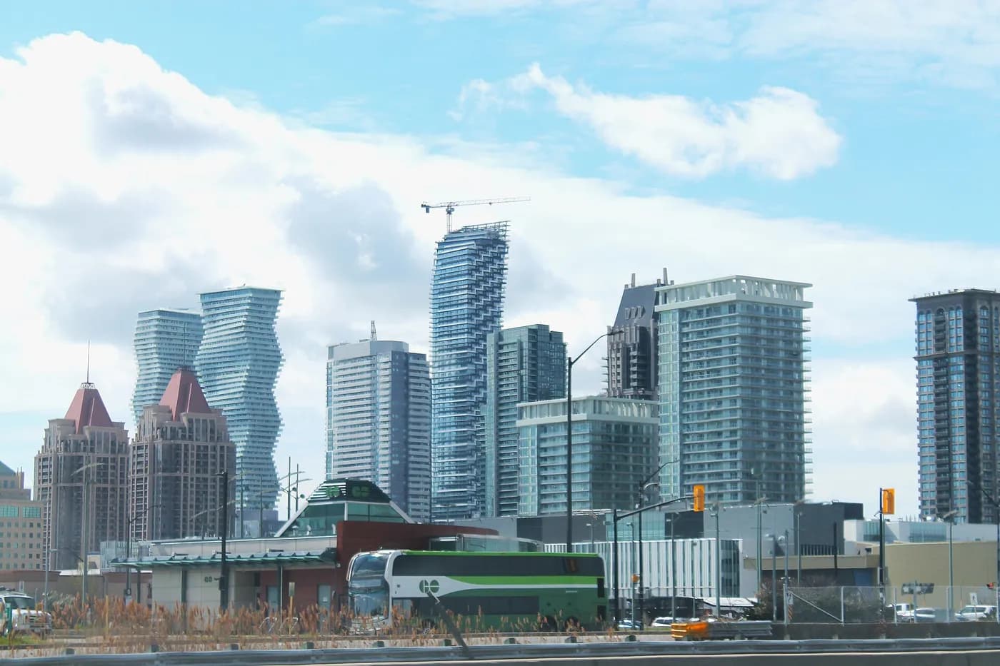 Mississauga high-rise skyline